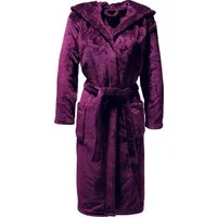 REDBEST Bademantel Unisex-Bademantel "Perris" mit Kapuze, Rückenlänge cm: 120/lang (ab 111 cm):, Fleece, mit Kapuze/mit Aufsatztasche:, default, Fleece Uni