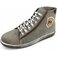 Maddox Herren Leder Trachtenschuhe "Marinus", Stein Grau Sneaker