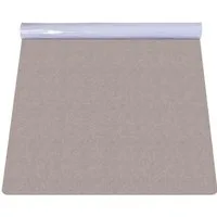 ANRO Bodenschutzmatte NEMESIS Bürostuhl Matte Teppich für Hartboden, Bodenschutz - gerollt, 1-St., Einzelpackung, geräuschdämpfend rutschfest Kurzflor 120x90cm Uni Beige
