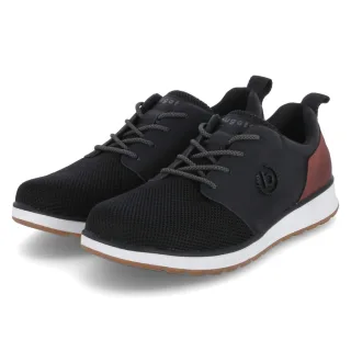Bugatti Halbschuhe - Gr. 40 - Schwarz - Textil & Synthetik
