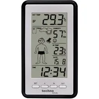 technoline WS 9632 Wetterstation (inklusive Außensender, Wettermännchen zieht sich dem Wetter entsprechend an)