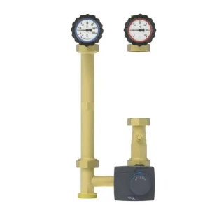Afriso Heizungspumpengruppe 77300 3WM-SM DN 25, mit Mischer und Motor, ohne Pumpe