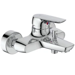 Ideal Standard Wannenarmatur BD038AA Aufputz, Ausladung 173 mm, verchromt