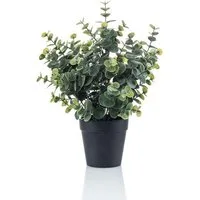 Kunstpflanze Deko Eukalyptus GLIWEN im Dekotopf, grün-grau, 30cm Eukalyptus, artplants, Höhe 30.0 cm