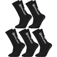 Athlix Sportsocken 5 Paar Fußball Socken, Sportsocken 34-46 Anti Rutsch Grip Fussball Atmungsaktiv, absorbieren Schweiß, Vielseitig einsetzbar