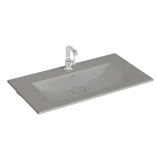 VitrA New Metropole Möbelwaschtisch wandgebunden rechteckig 100 x 53 cm mit Hahnloch,7539B476-7210 7539B476-7210