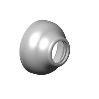 Dornbracht Rosette Ersatzteile 092736025 D. 85 x 50 mm Dark Platinum gebürstet 092736025-99
