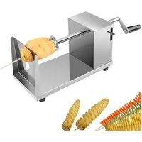 SURFOU Spiralschneider-Einsatz Spiralschneider Gemüse Kartoffelschneider Kartoffelspiralenschneider, Zubehör für Rostfrei Edelstahl Spiralschneider, Multifunktionale Schneidemaschine Geeignet zum Schneiden von Radieschen, Karotten, Gurken, Spiralschn