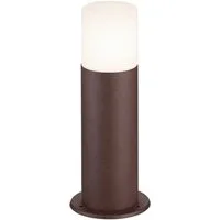 TRIO Leuchten LED Sockelleuchte aus Aluminium in Rostoptik, Höhe 30cm, LED wechselbar, Warmweiß, Außen Wegeleuchte zur Garten Wegbeleuchtung, Gartenlampe, Außenleuchte