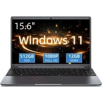 MENGHU 15,6 Zoll Laptop 12GB RAM + 512GB SSD Quad-Core bis zu 2,90 Ghz Notebook (N5095, 12 GB, 512 GB SSD, Intel® UHD Graphics 600)