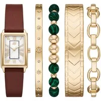 Skechers Quarzuhr SETS SR9131, (Set, 5-tlg., mit 4 Armbändern), Armbanduhr, Damenuhr, Ideal auch als Geschenk, analog