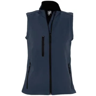 SOLS Womens/Ladies Rallye Soft Shell Bodywarmer Jacke (French Navy)