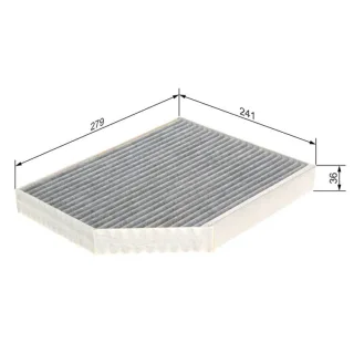 Bosch Aktivkohle-Innenraumfilter Audi A4 A5 Q5 Porsche Macan 1987432369