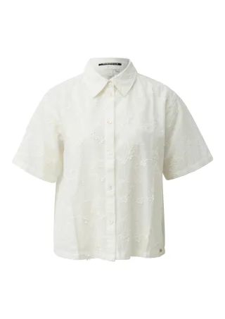 qs - Bluse weiß - Gr. - 34