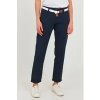 OXMO Chinohose OXChakira Stoffhose inkl. Gürtel - Regular Fit