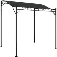 vidaXL Partyzelt Markise Anthrazit 2x2,3 m 180 g/m² Stoff und Stahl