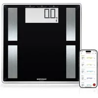 Soehnle Personenwaage Shape Sense Connect 50 mit Bluetooth®, 1-tlg., Körperanalyse (BIA), BMI Berechnung, bis 180kg, für bis zu 8 Personen