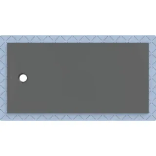 Geberit CleanFloor30 Duschfläche integriert, mit Dichtvlies, graphit: 180x90cm,, 551019DM1 551019DM1
