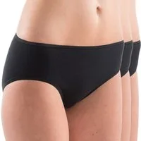 HERMKO Midislip 17031 (Pack, 3er) Baumwolle/Modal, Jazz-Pant Form softweich Feinripp