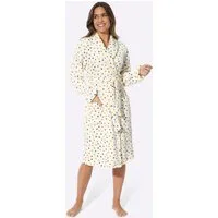 Sieh an! Morgenmantel Morgenmantel Langarm, Polyester, Bindeband, Fleece