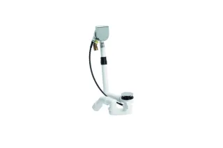 Bette Ablaufgarn. Trio Plus 5, D52mm stdd, 50 mm höherer Wasserstand, chrom, B618-901 B618-901