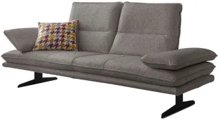 W.SCHILLIG 2,5-Sitzer "broadway, Designsofa mit tollem Sitzkomfort" Sitztiefenverstellung, Kopfteil- & Seitenteilverstellung, Breite 216cm