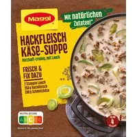 MAGGI Fertiggericht, Maggi Fix Hackfleisch Käse Suppe mit