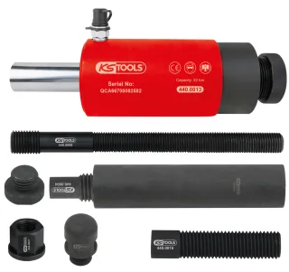 KS Tools Druck- und Zug-Hydraulikzylinder-Satz, 22t, 10-tlg - 440.0010