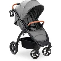 Hauck Kinder-Buggy UpTown - Melange Grey, Sportwagen mit Liegefunktion & Einhand-Faltung - verstellbar bis 22 kg