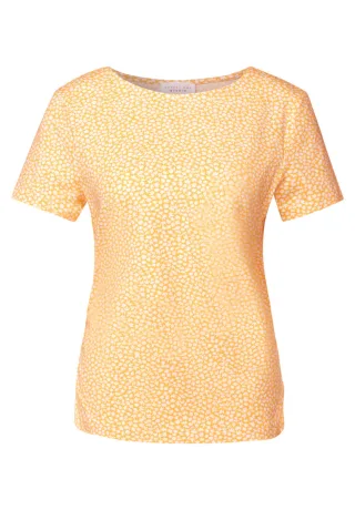 Street One - Shirt mit Rückenausschnitt gelb - Gr. - 36