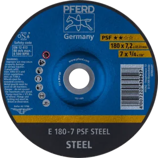PFERD TOOLS Schruppscheibe E Universallinie PSF STEEL für Stahl - 62017634