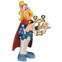 Plastoy Spiel, Asterix - Figur Troubadix mit Leier