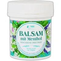 vom Pullach Hof Körperbalsam BALSAM mit Menthol 125ml Mentholbalsam wohltuend bei Erkältung 15, Creme Salbe