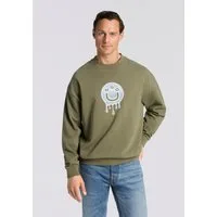 HUGO Sweatshirt Newirex Rundhalsausschnitt, regular fit, Logodruck