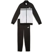 PUMA Trainingsanzug POLY COLORBLOCK SUIT B (2-tlg), zweiteiliges Set, mit Reißverschluss am Oberteil, aus Polyester