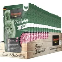 Leonardo Catfood Truthahn Pur - getreidefreies Nassfutter mit wertvollem Lachsöl 16x85g, Nassfutter für: Katzen