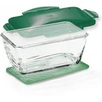 Genius Gemüseschneider Nicer Dicer Chef S Glasschüssel Set 3-tlg., Backofengeeignet bis 250°C