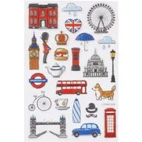 itenga Aufkleber Hobbyfun GLOSSY-Sticker England
