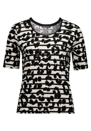 Betty Barclay - Shirt mit Mustermix beige/braun - Gr. - 48