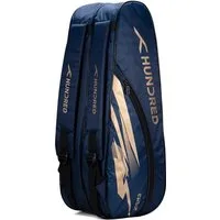 hundred Sporttasche Cosmogear Badminton Kit-Tasche, Gepolsterte Gurte, Easy-Carry-Griff (Shuttle Young Kids Set Backpack), Doppelter Reißverschluss