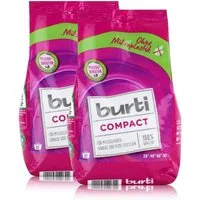 burti burti Compact Feinwaschmittel 1,1kg- Waschpulver (2er Pack) Colorwaschmittel