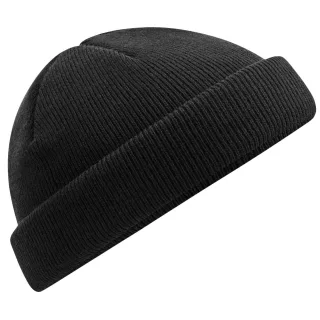Beechfield - "Fisherman" Mütze recyceltes Material (Schwarz)