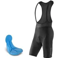 ROCKBROS Radhose Trägerhose Radhose (Spar-Set, 1-tlg) Sitzpolster, atmungsaktiv, Silikon-Beinabschluss