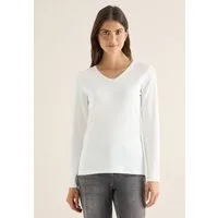 CECIL Langarmshirt aus reiner Baumwolle