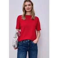 STREET ONE Kurzarmshirt mit elastischem Bund