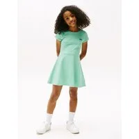 Tommy Hilfiger Jerseykleid SPACER INTERLOCK DRESS für Kinder bis 16 Jahre, mit Logoschriftzug