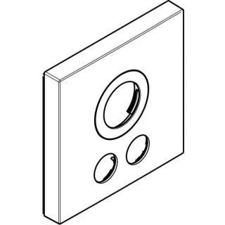 hansgrohe Rosette 155 x 155 mm TH UP 92393000 ShowerSelect 2 Verbr. Chr