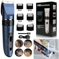 MCURO Haarschneider Akku Haarschneidemaschine mit Taper-Hebel , 0.8-2.0mm Feineinstellung, Profi Clipper Elektrischer Haarschneider für Home DIY Barber Salon