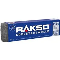 RAKSO Reinigungsschwamm Edelstahlwolle extra fein 150g, rostfrei