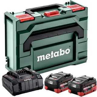 Metabo Basis-Set 2x LiHD 10Ah + ASC 145 + metaBOX - 685142000